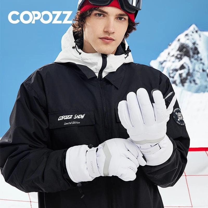 Winter Ski Gloves Thinsulate Snowboard Gloves Thermal Warm Touch Screen Skiing Gloves Men Women