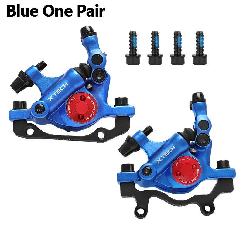 ZOOM XTECH HB100 Hydraulic Disc Brake Calipers Front & Rear Black Red Gold Blue Purple Brake For MTB Bicycle Brake Set