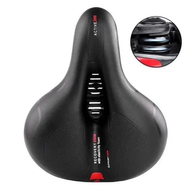 Bike Seat Comfortable & Breathable Bicycle Saddle Cushion Water-Resistant with Dual Shock Absorbing for MTB Mountain Road Bike - Franklyn & Page Emporium