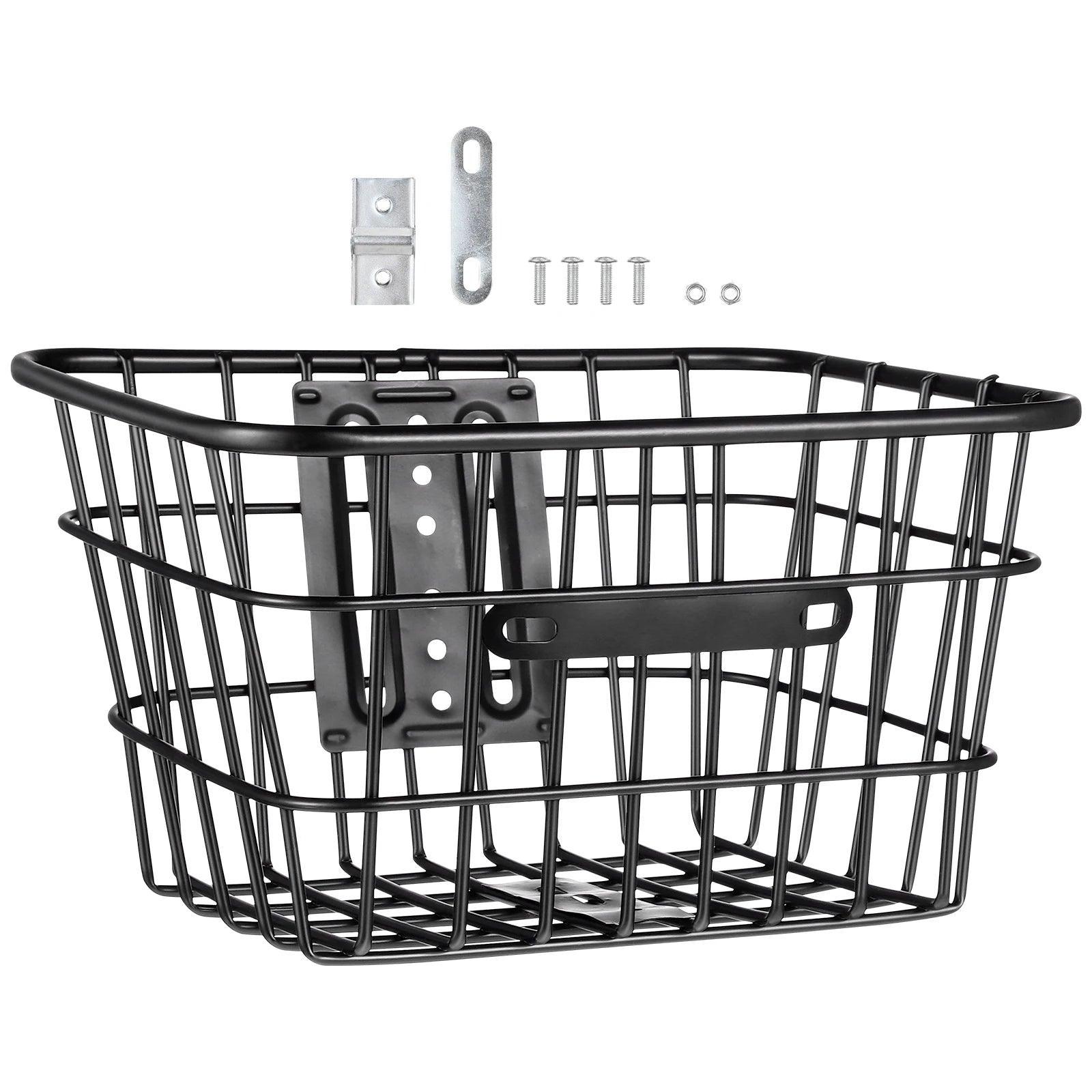 Iron Wire Bike Basket Front Bike Front Bike Basket Front Organizing Storage Bike Basket Front Front Handlebar Bike Bike Basket - Franklyn & Page Emporium
