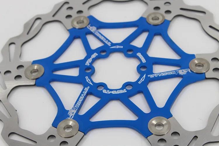 Snail Floating Disc Mountain Bike Cooling Floating Disc Ultra-light Six Pin Disc Brake Disc 160 180 203mm Accessories