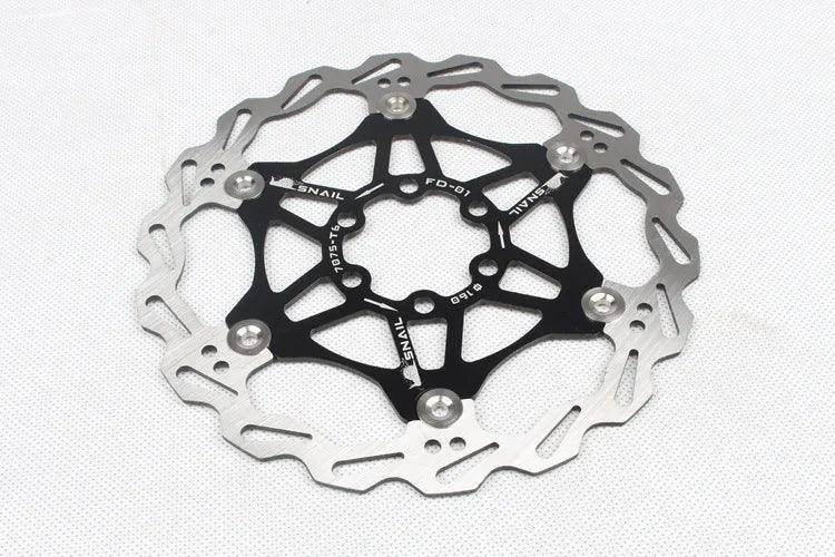 Snail Floating Disc Mountain Bike Cooling Floating Disc Ultra-light Six Pin Disc Brake Disc 160 180 203mm Accessories