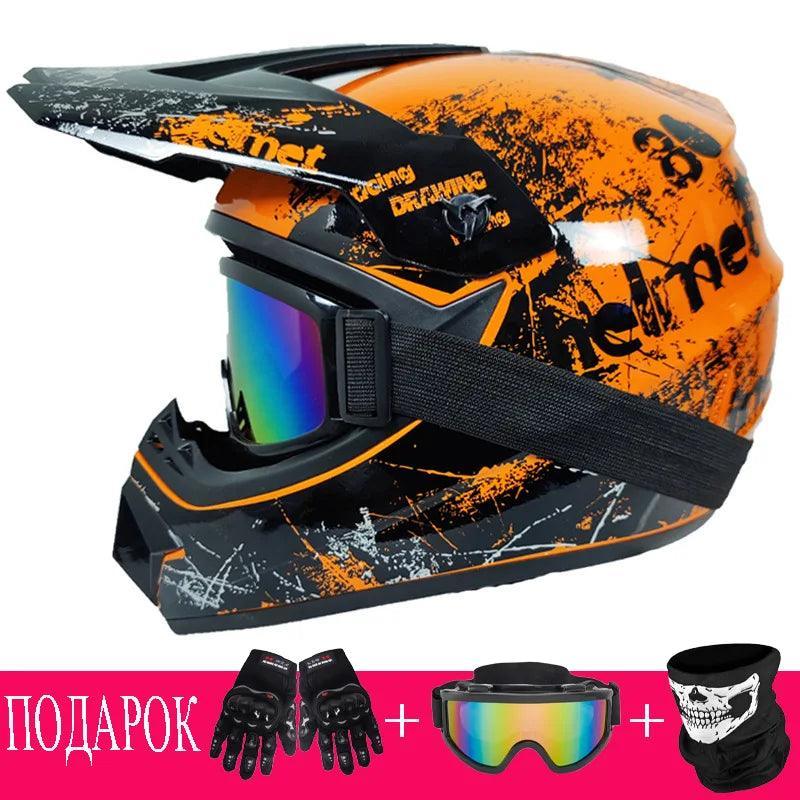 Adult & Kids Motocross Motorcycle Snowboarding Helmet Sandbox Casco Bicycle Downhill Capacete DOT - Franklyn & Page E-Bike Emporium