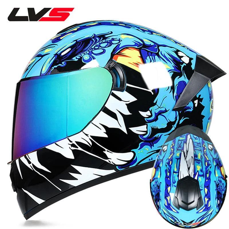 Premium Helmets Winter Warm Double Visor Motorcycle Helmet Motorbike Sports helmet - Franklyn & Page Emporium