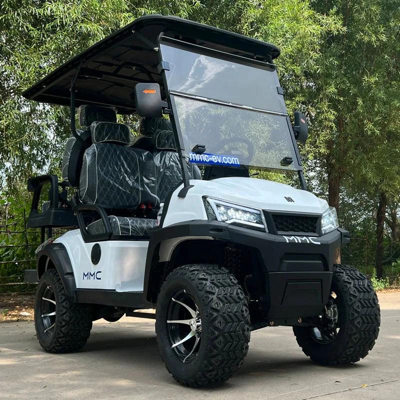 Golf Cart 4 Wheel Drive Street Legal Lithium Battery 2 4 6 8 Seater Electric Lifted Golf Cars Buggy Adult for Sale - Franklyn & Page E-Bike Emporium