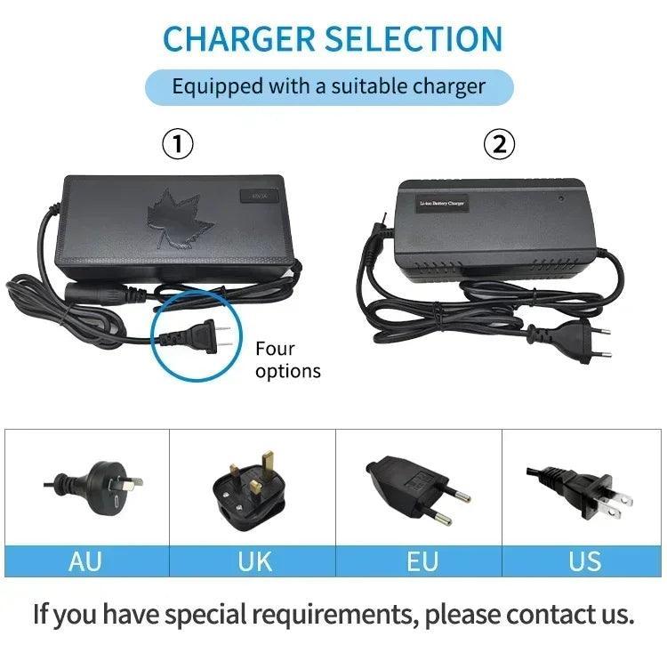 For New Engwe EP-2 Pro Engine Pro(Upgraded)&MATE X Bike:52v/48V/36V Replacement Batteries(17.5Ah-10Ah)in DCH-003,DCH-006,DCH-009