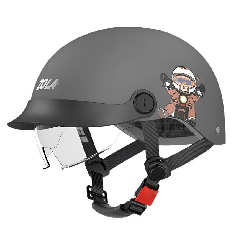 Outdoor Electric Vehicle Duck Tongue Helmet Adult Summer Safety Helmet Motorcycle Sun Protection Lightweight Half Helmet - Franklyn & Page Emporium