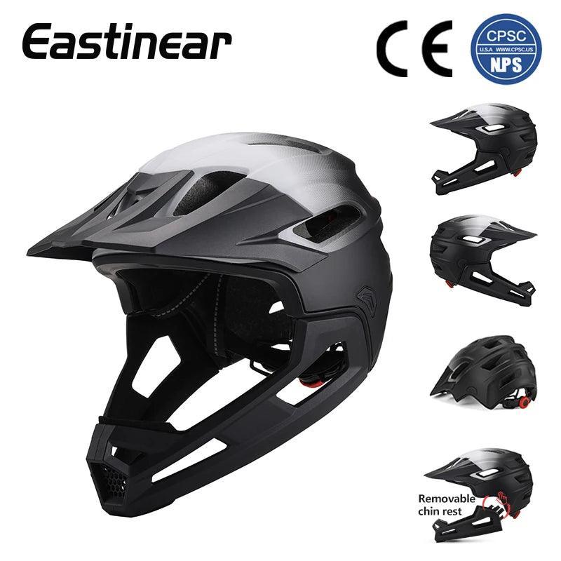 Bicycle Bike Helmet Full Face Detachable One-piece - Franklyn & Page Emporium
