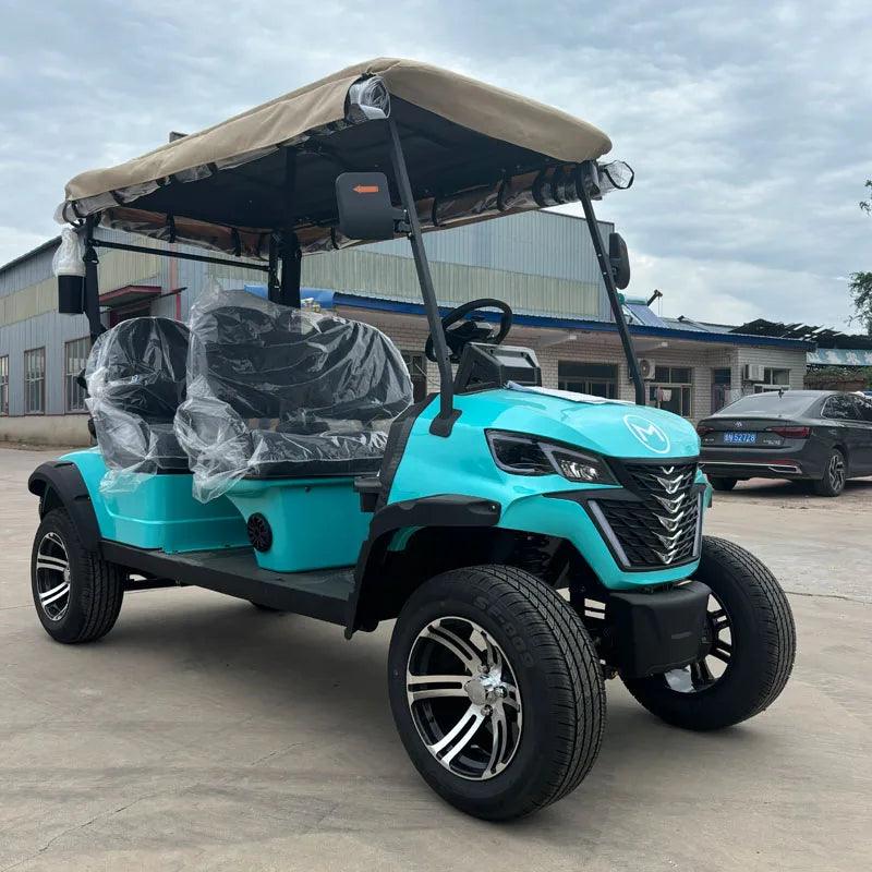 Golf Cart 4 Wheel Drive Street Legal Lithium Battery 2 4 6 8 Seater Electric Lifted Golf Cars Buggy Adult for Sale - Franklyn & Page E-Bike Emporium