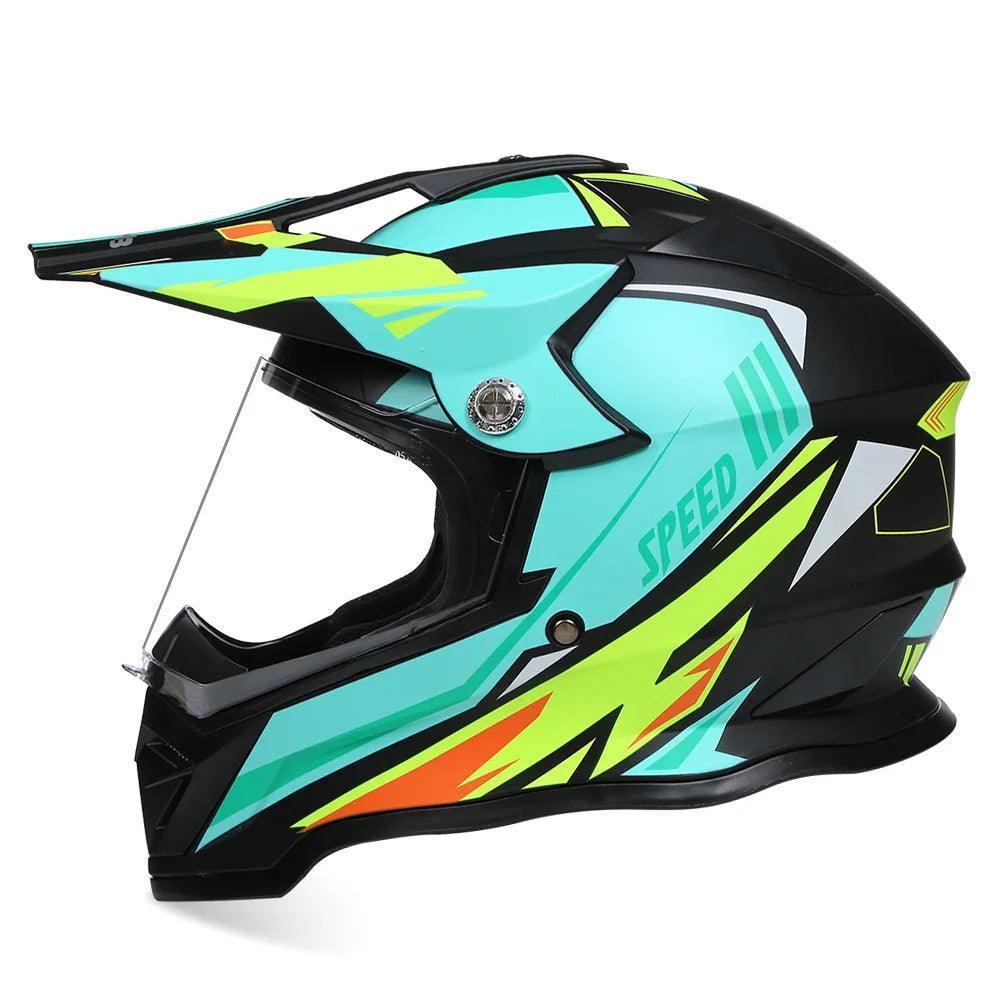 Off-Road Motorcycle Helmets Full Face Racing Bike Downhill ATV AM DH Cross Capacetes Motocross Casco Men Women DOT Approved