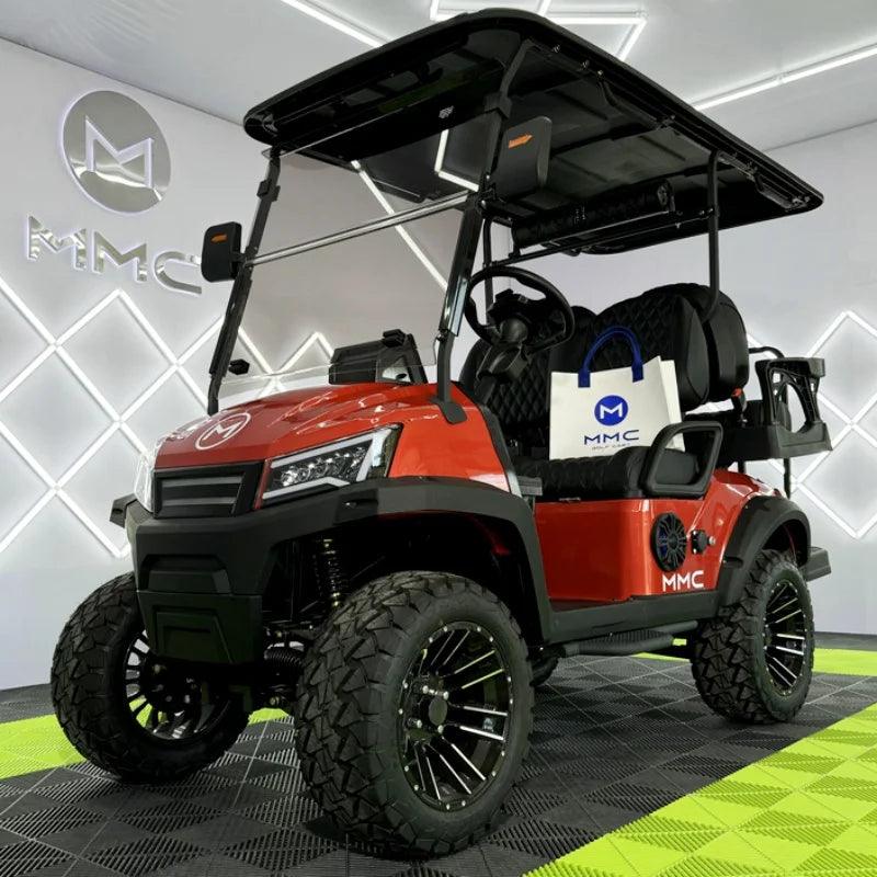 Newest Lithium Battery Golf Car 60V Adults Scooter Solar Panels Powered 4 Seater Off Road Beach Buggy Electric Golf Cart - Franklyn & Page E-Bike Emporium