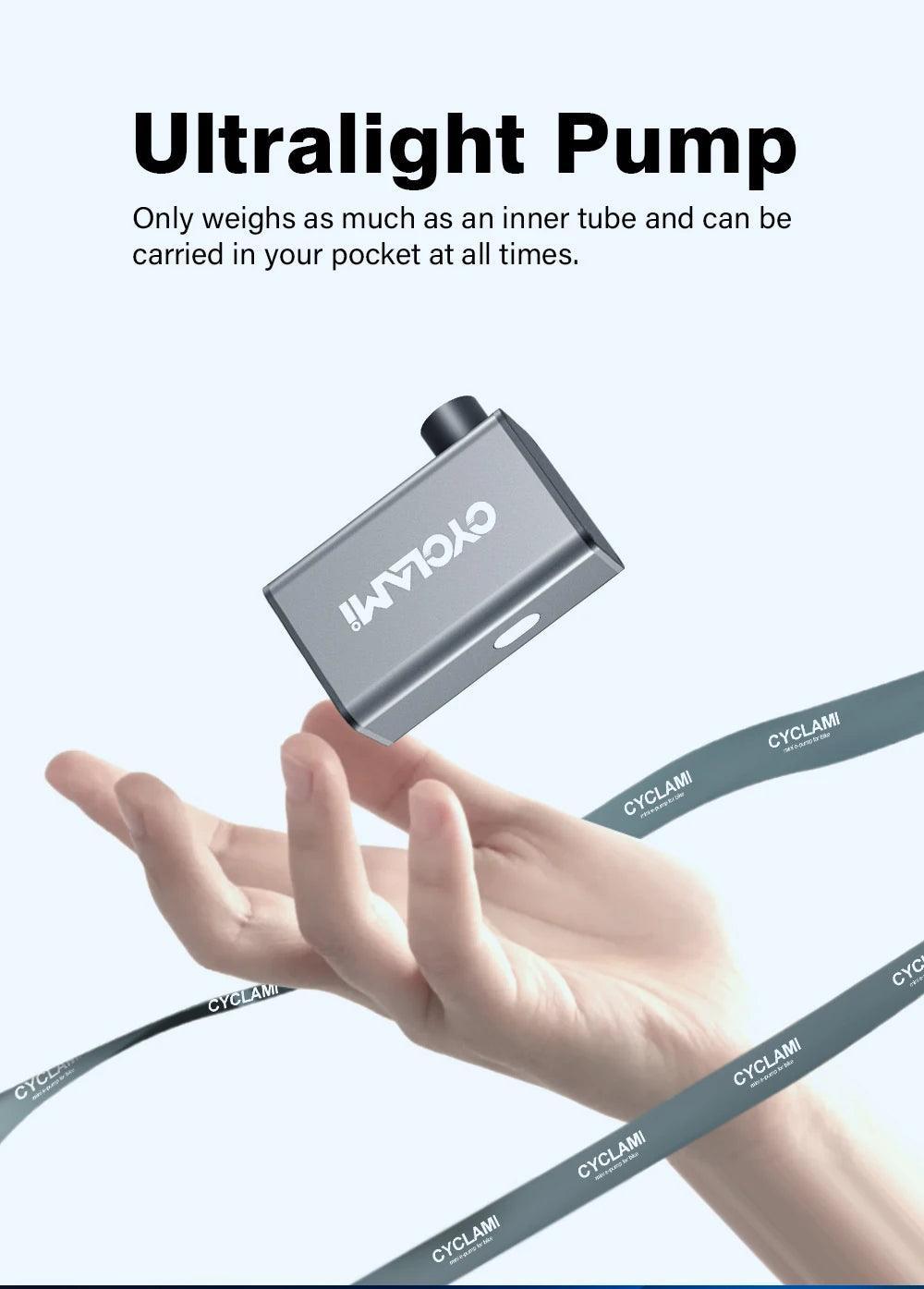 Mini Electric Air Pump Portable tire Cordless FV AV Inflator - Franklyn & Page Emporium