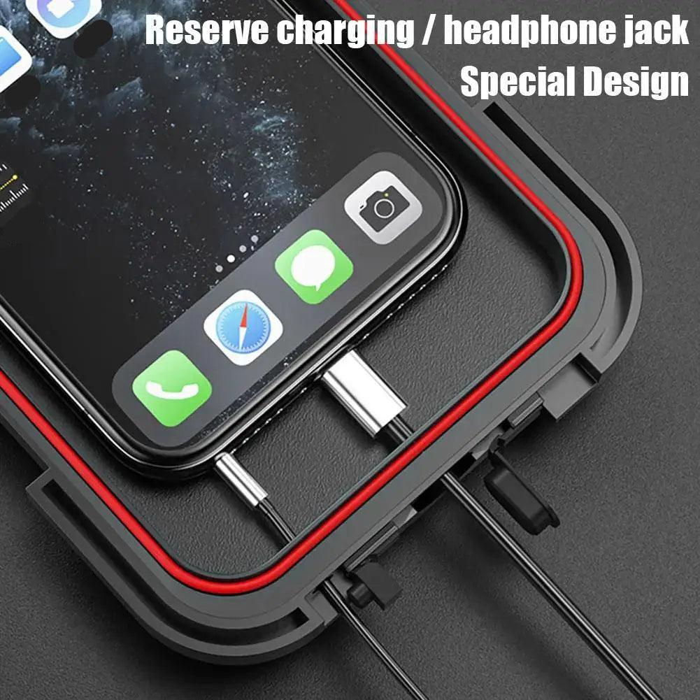 Motorcycle Bike Mobile Phone Holder Support Waterproof Universal Bicycle GPS 360° Swivel Adjustable Motorcycle Cellphone Holder - Franklyn & Page Emporium