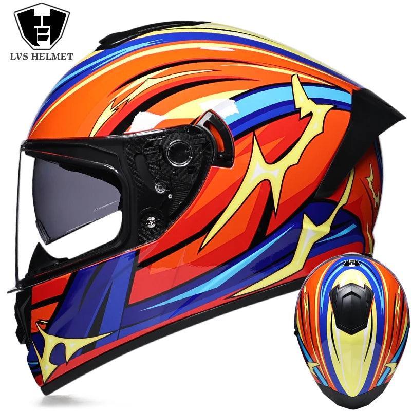 Premium Helmets Winter Warm Double Visor Motorcycle Helmet Motorbike Sports helmet - Franklyn & Page Emporium