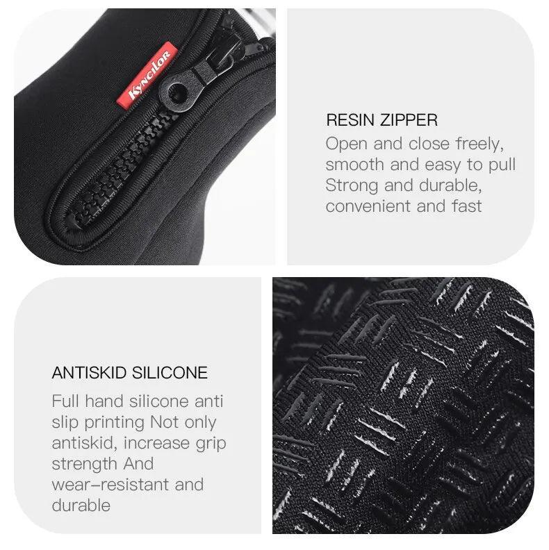 Warm Cycling Gloves Thermal Outdoor Sport Running Bicycle Ski Gloves for Camping Hiking Motorcycle Gloves Men