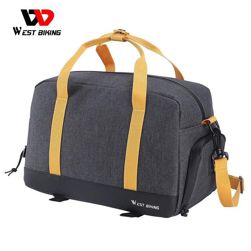 Waterproof MTB Bike Pannier Bag 8.3L Bike Trunk Bag Cycling Bicycle Rear Rack Storage Luggage Bag Shoulder Bag - Franklyn & Page Emporium