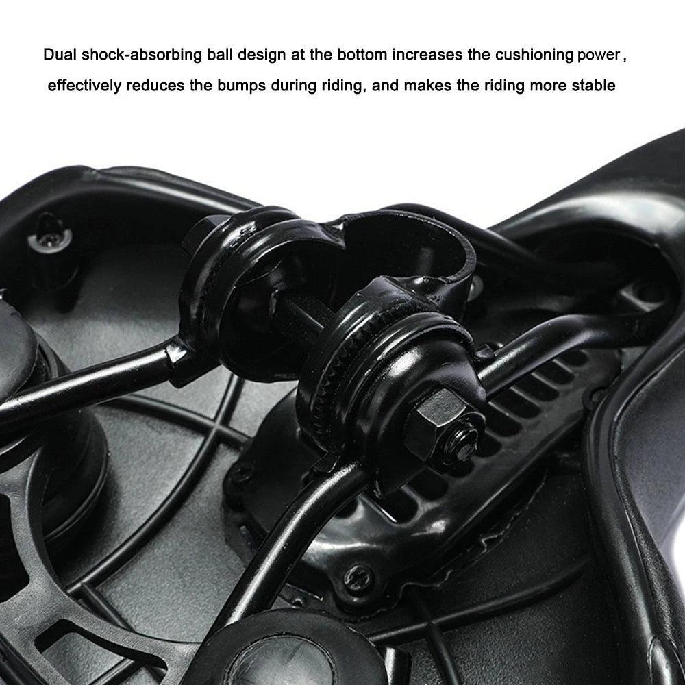 Bike Seat Comfortable & Breathable Bicycle Saddle Cushion Water-Resistant with Dual Shock Absorbing for MTB Mountain Road Bike - Franklyn & Page Emporium