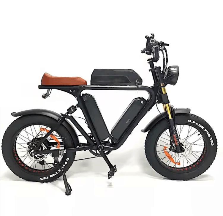 Best Electric bike 2000W E bike 52V 66Ah 3 Batteries 20'' Fat Tire - Franklyn & Page Emporium
