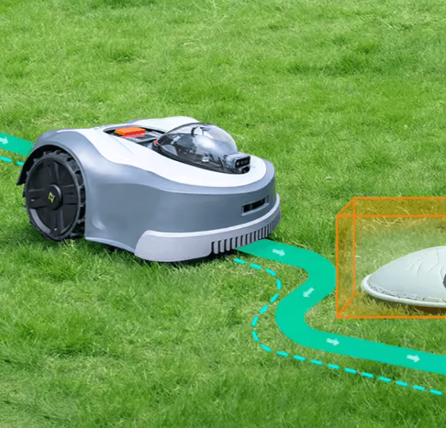 NOVABOT Robot Lawn Mower,Wire Free RTK,TOF,AI Vision,Auto Mapping,Virtual Boundary,Multi-Zone Management
