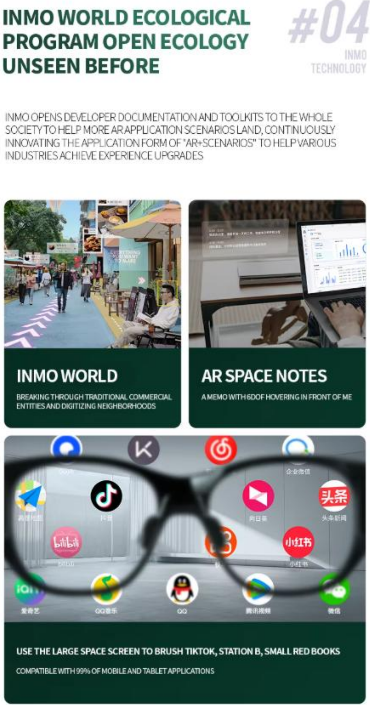2025 New INMO AIR3 AR Glasses – Wireless, Full-Color, 1080P Camera, All-in-One AR/VR Glasses Compatible with Android & iPhone