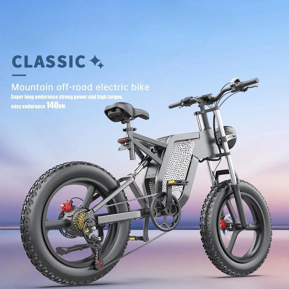 E-Bike Adults 20 Inch 48v 2000W 35AH Electric Bicycle Motocross Off-Road - Franklyn & Page Emporium