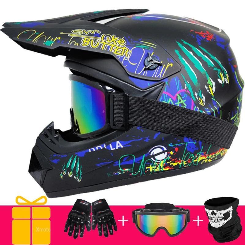 Adult & Kids Motocross Motorcycle Snowboarding Helmet Sandbox Casco Bicycle Downhill Capacete DOT - Franklyn & Page E-Bike Emporium
