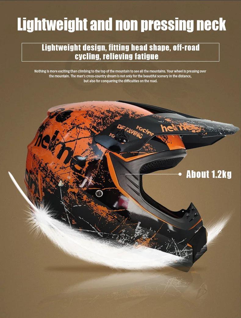 with Goggles Motorcycle Helmets Cycling Bicycle motocross Helmet Off-road casco para mtb Mountain Bike Racing Speedframe - Franklyn & Page Emporium