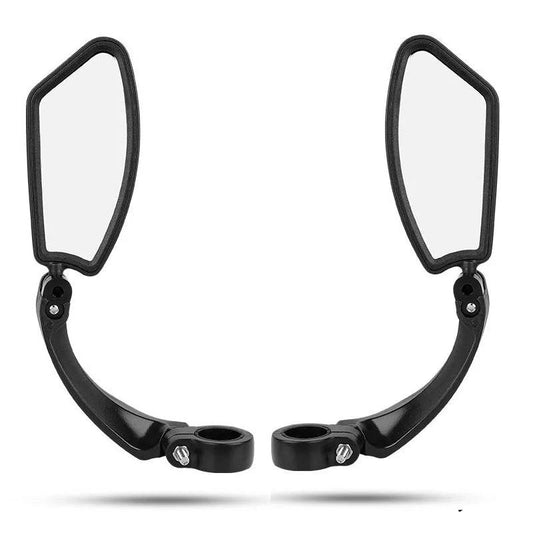 Stainless Steel HD Bike Rear VIew Mirror 360° Rotatable MTB Rear Mirror Widen Big View Road Bicycle Mirror Bike Accessories - Franklyn & Page Emporium