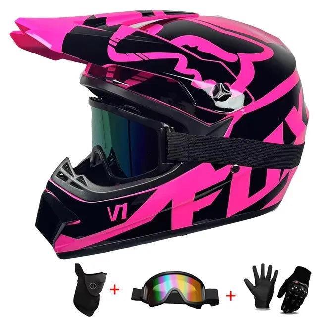Motorcycle helmet Adult & kids off-road helmet dirt bike downhill AM DH cross Red bull helmet capacete motocross casco Professional DOT - Franklyn & Page Emporium