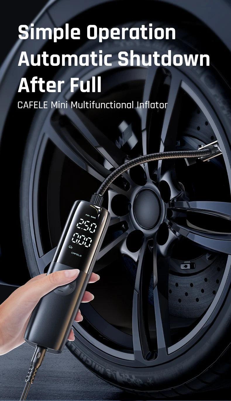 Car Tire Air Pump 12V 150PSI Air Compressor Portable Wired Electric Inflator For Car Motorcycle Bicycle with Extended Power Cord - Franklyn & Page Emporium