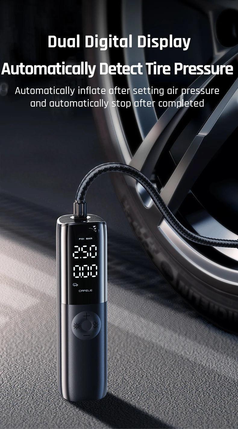 Car Tire Air Pump 12V 150PSI Air Compressor Portable Wired Electric Inflator For Car Motorcycle Bicycle with Extended Power Cord - Franklyn & Page Emporium