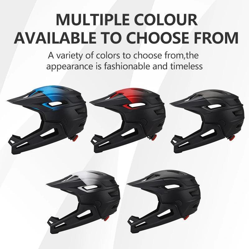 Bicycle Bike Helmet Full Face Detachable One-piece - Franklyn & Page Emporium
