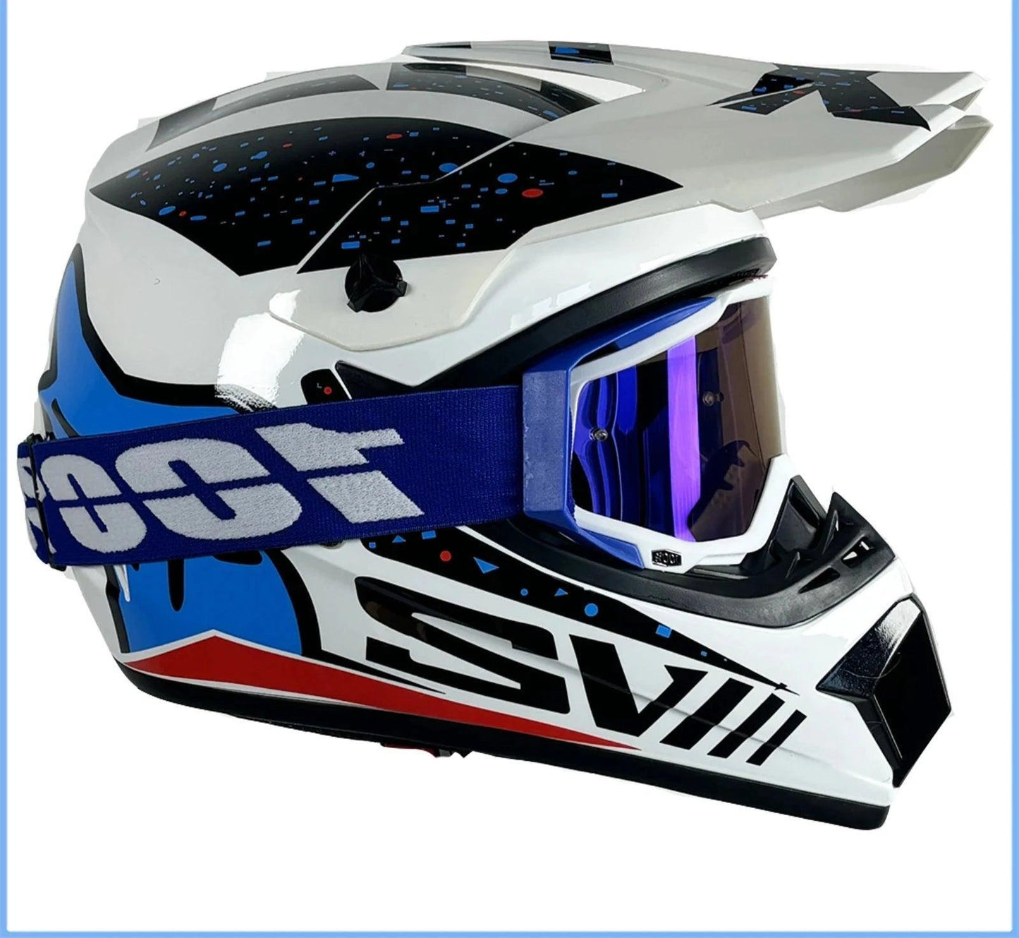 with Goggles Motorcycle Helmets Cycling Bicycle motocross Helmet Off-road casco para mtb Mountain Bike Racing Speedframe - Franklyn & Page Emporium