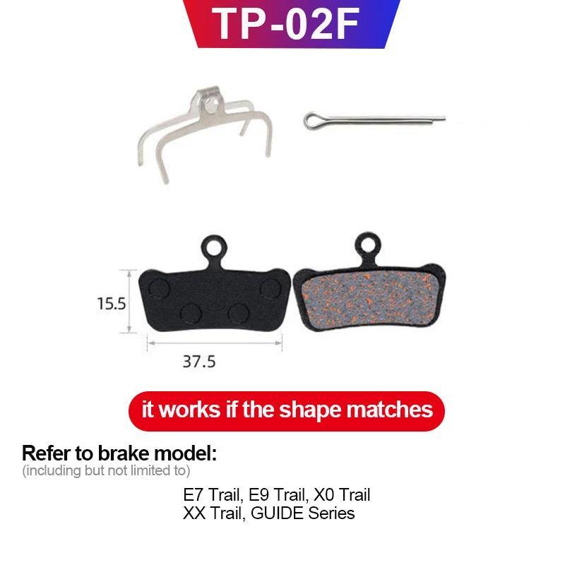 MTB Bicycle Hydraulic Disc Brake Pads For b01s SHIMANO SRAM AVID HAYES Magura ZOOM Cycling Bike Parts Semi-Metallic Brake Pad - Franklyn & Page Emporium