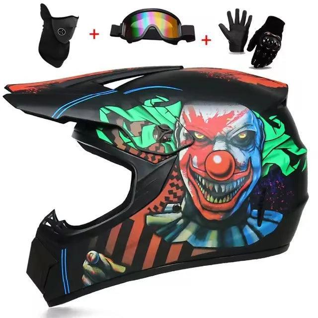 Motorcycle helmet Adult & kids off-road helmet dirt bike downhill AM DH cross Red bull helmet capacete motocross casco Professional DOT - Franklyn & Page Emporium