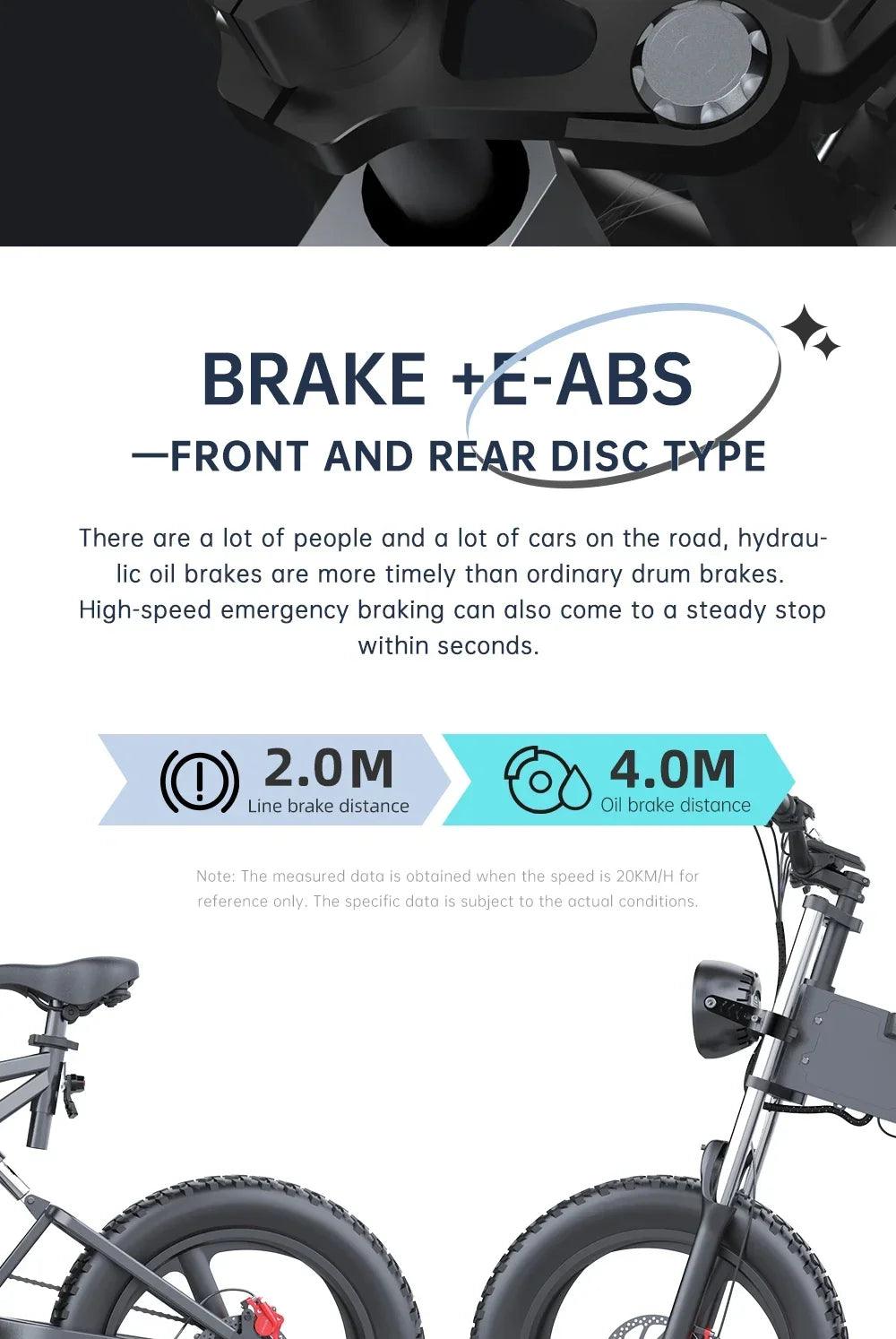 E-Bike Adults 20 Inch 48v 2000W 35AH Electric Bicycle Motocross Off-Road - Franklyn & Page Emporium