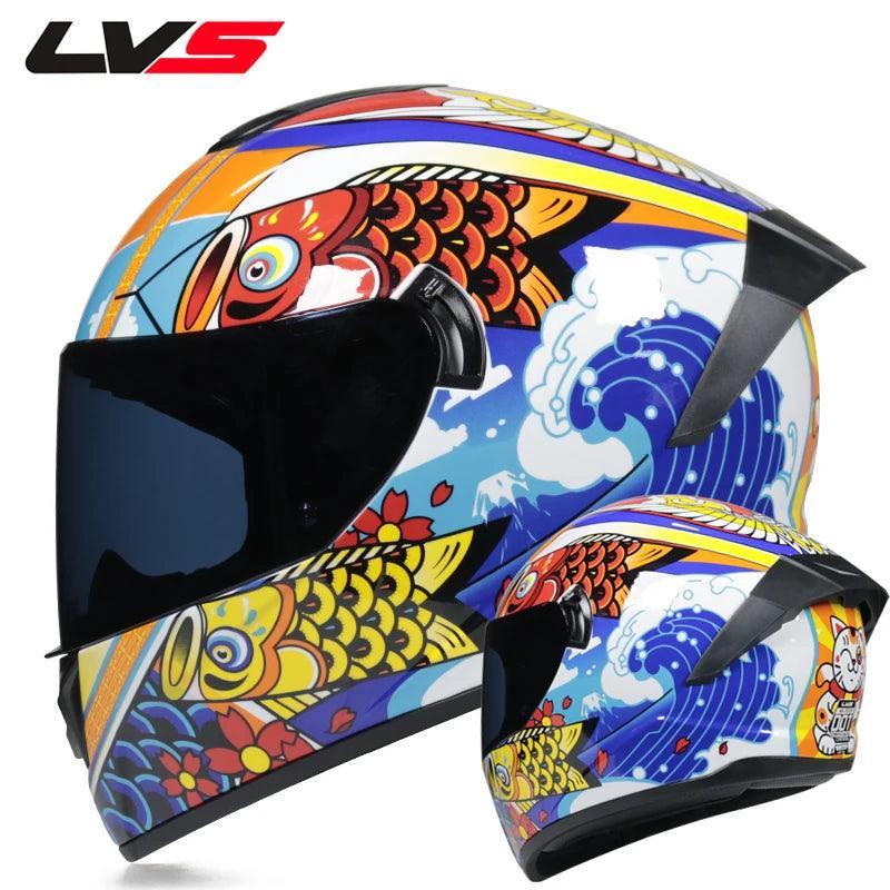 Premium Helmets Winter Warm Double Visor Motorcycle Helmet Motorbike Sports helmet - Franklyn & Page Emporium