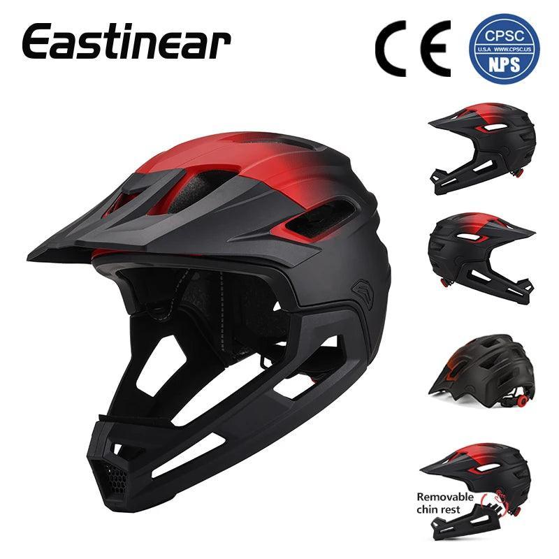 Bicycle Bike Helmet Full Face Detachable One-piece - Franklyn & Page Emporium