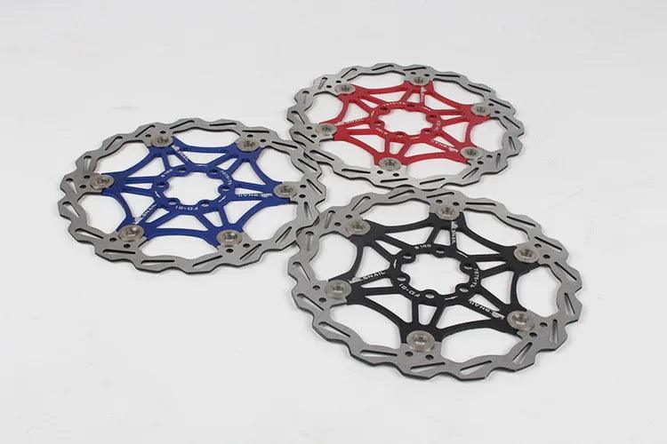 Snail Floating Disc Mountain Bike Cooling Floating Disc Ultra-light Six Pin Disc Brake Disc 160 180 203mm Accessories