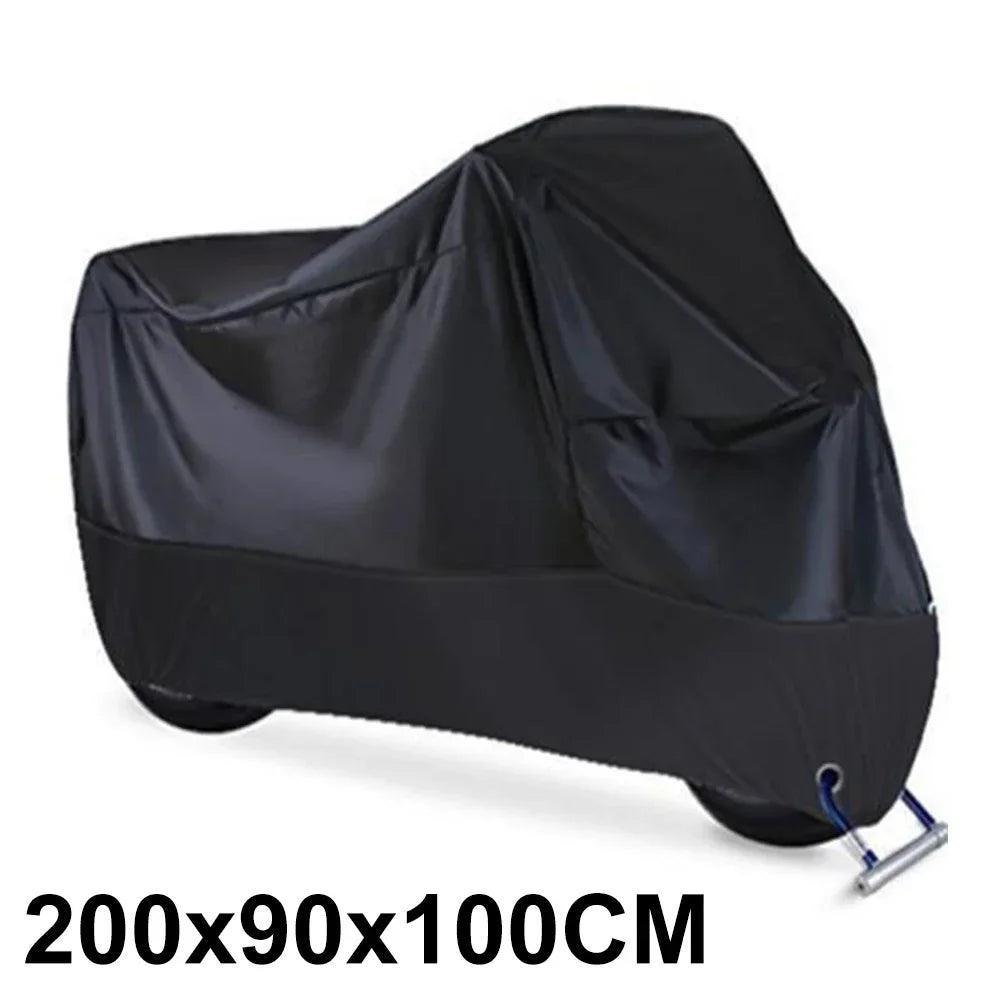 Motorcycle Cover Waterproof Outdoor Indoor Scooter Wear-resistant Fabric Motorbike Cover All Season Dustproof UV Protective - Franklyn & Page Emporium