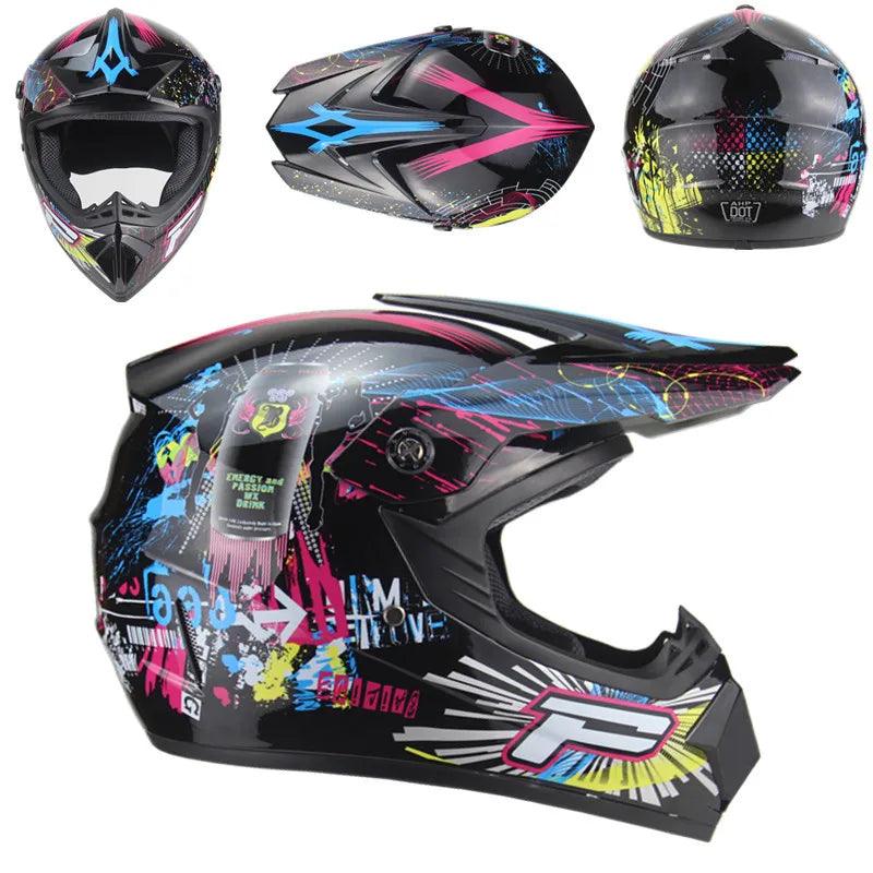 Motorcycle helmet children & Adluts off-road helmet bike downhill AM DH cross capacete motocross casco para motociclista - Franklyn & Page Emporium
