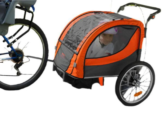 Bike Trailer Double Seat Converting Stroller - Franklyn & Page Emporium
