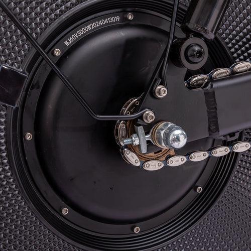 3000W 60V 45AH Electric bicycle with bluetooth speaker Ebike 20" Fat Tire vintage E-bike - Franklyn & Page Emporium