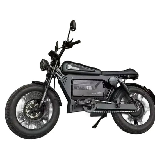 3000W 60V 45AH Electric bicycle with bluetooth speaker Ebike 20" Fat Tire vintage E-bike - Franklyn & Page Emporium