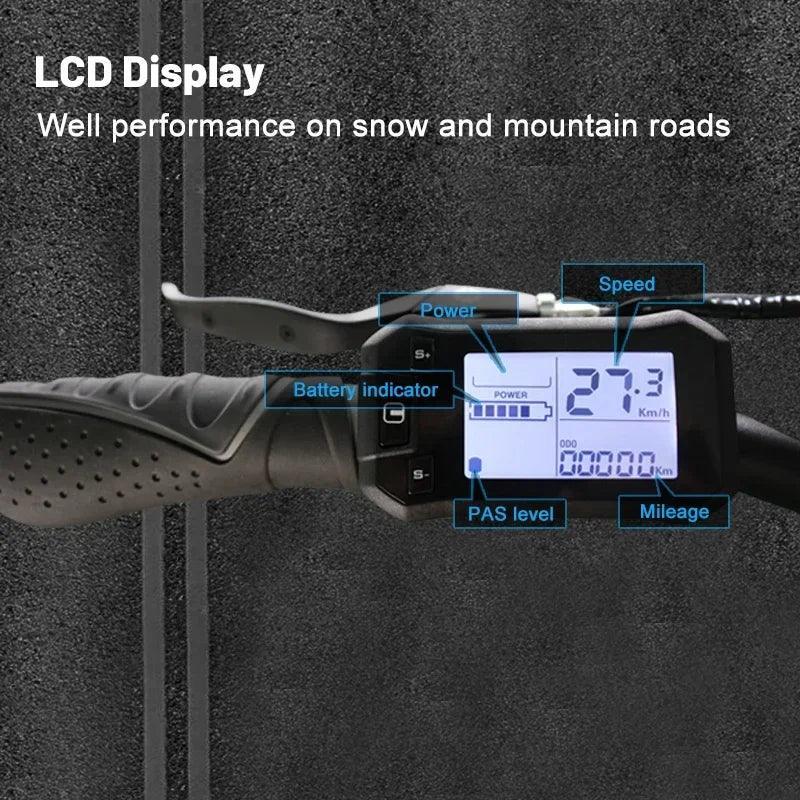 48V 500W-1500W 26*4.0 Inch Fat Tire Electric mountain Bike e-MTB (30-50 km/h) - Franklyn & Page E-Bike Emporium