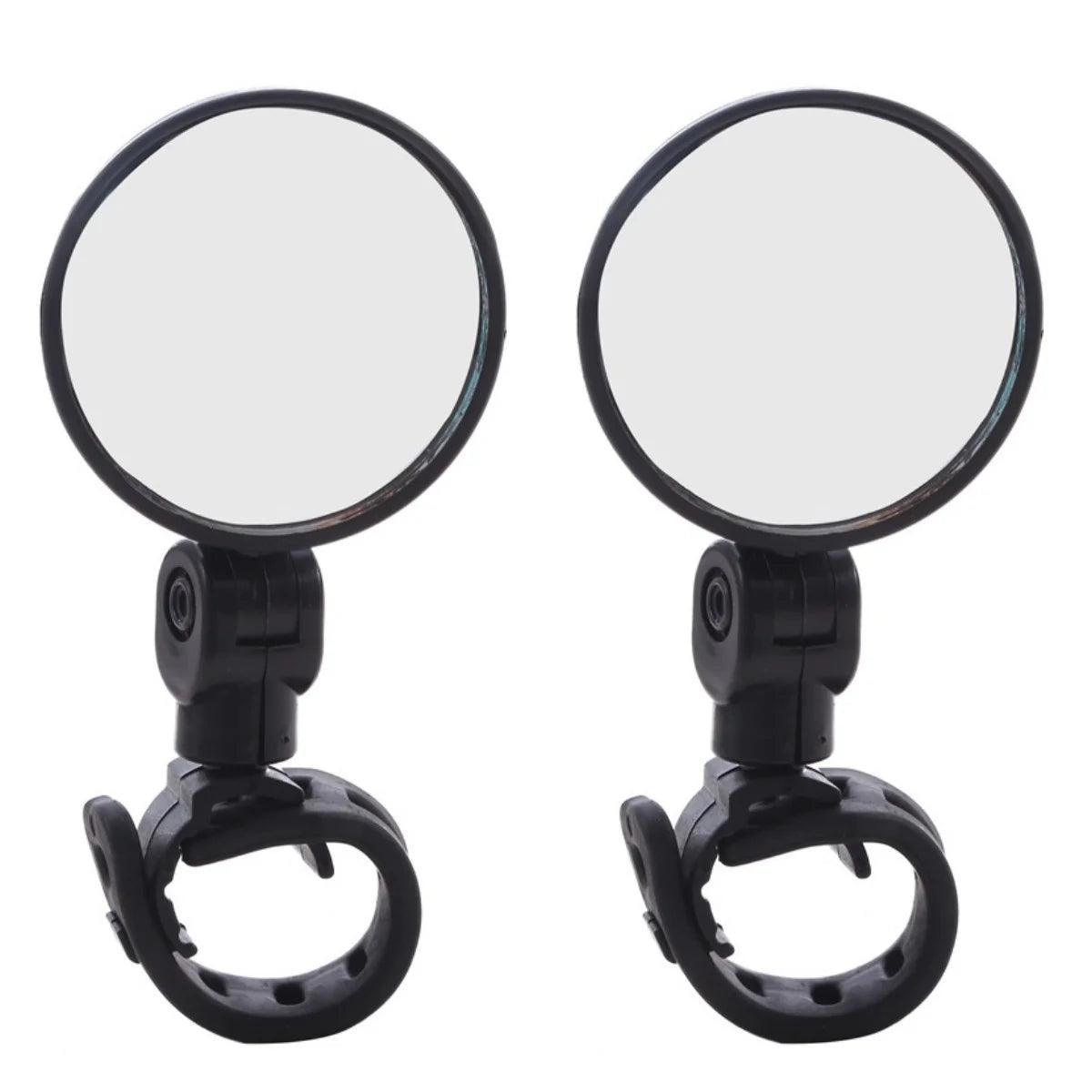 1/2 Piece Universal Bike Rearview Mirror 360 Degree Adjustable Rear View Mirror Cycling Accessories Bicycle Handlebar Mirrors - Franklyn & Page E-Bike Emporium