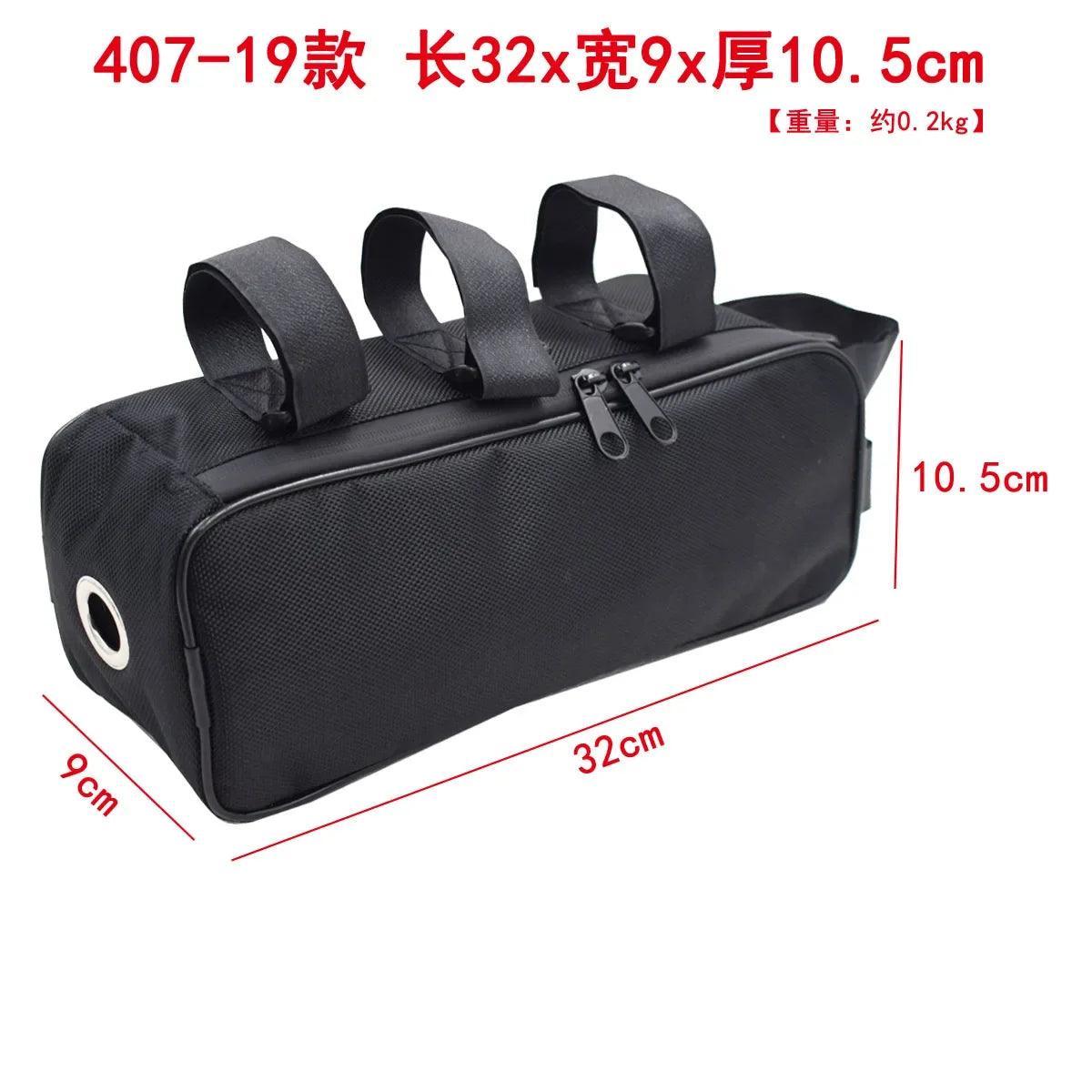 Bicycle Bike Tube Frame Pack Bag Case Battery li-ion Tool Box Storage MTB Ebike Hanging bike saddle bag - Franklyn & Page E-Bike Emporium