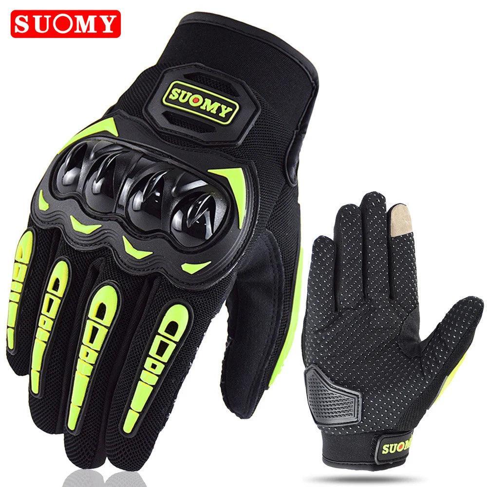VEMAR Summer Motorcycle Gloves Men Black Full Finger Touchscreen Cycling ATV MTB Guantes Moto Luvas Bike Riding Glove Women Red