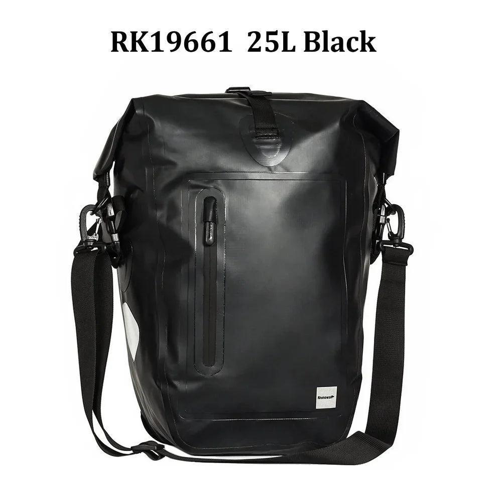 Rhinowalk Full Waterproof Bicycle Luggage Bags Multi Travel Bag Road Bike Rear Rack Trunk Cycling Saddle Storage Pannier 20L 27L - Franklyn & Page Emporium