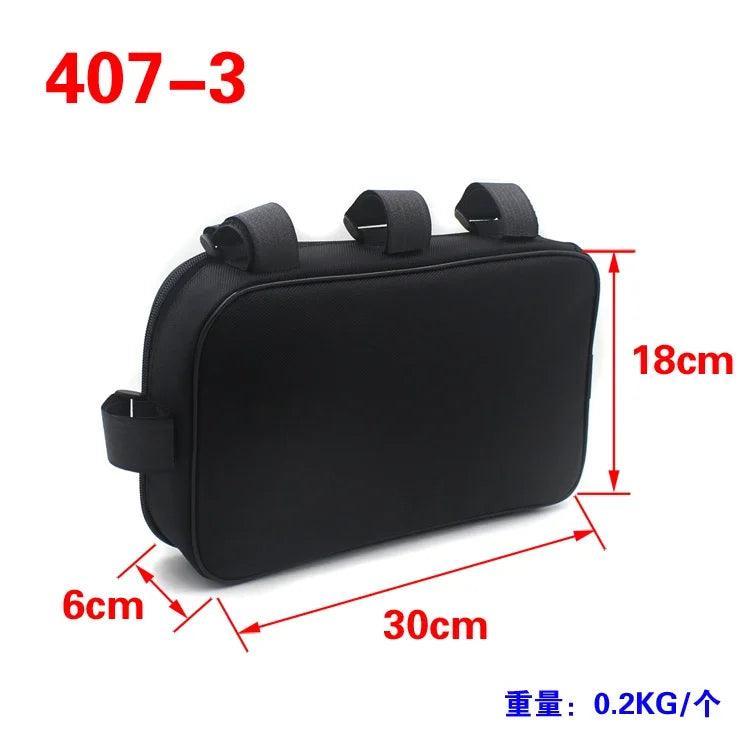 Bicycle Bike Tube Frame Pack Bag Case Battery li-ion Tool Box Storage MTB Ebike Hanging bike saddle bag - Franklyn & Page E-Bike Emporium
